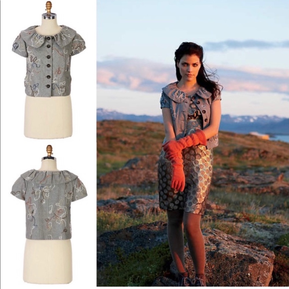 Salka Jacket by Anthropologie Double Stitch